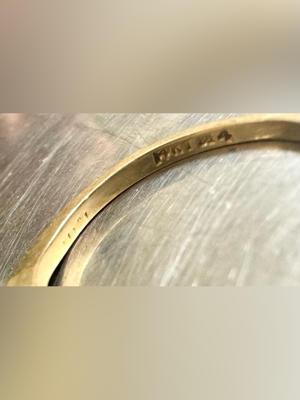 Marked | 1.5g | 14KP Gold Empty Solitaire Ring Setting Size 5 - Picture 2 of 8